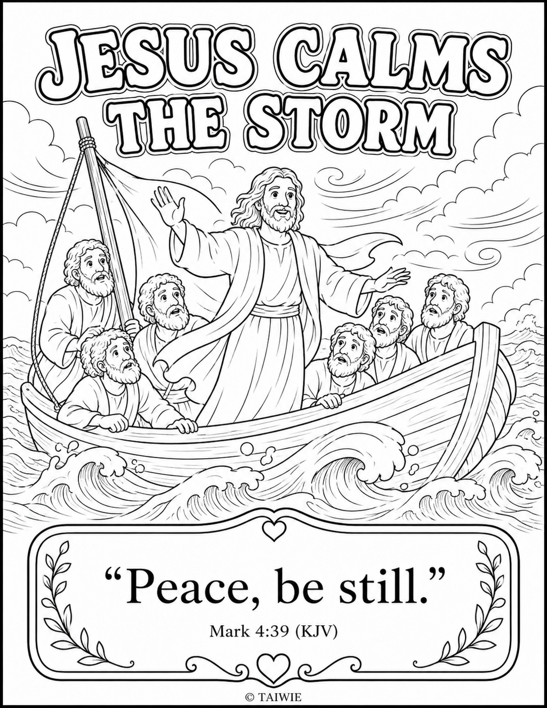 Mark 4 39 coloring page